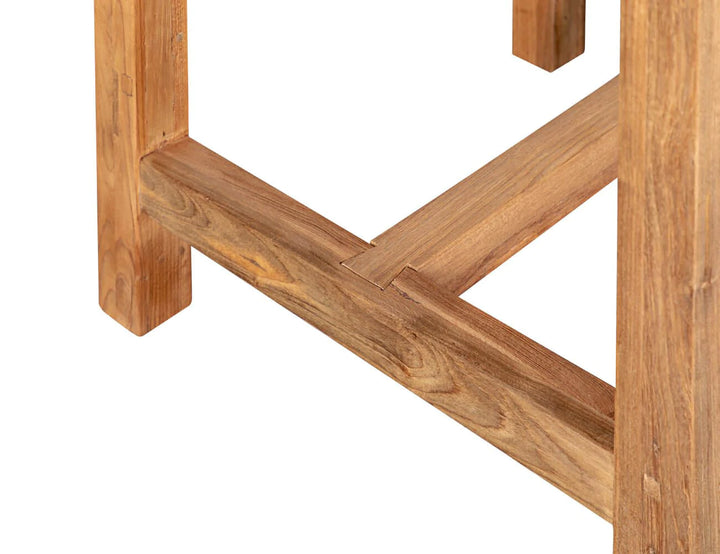 Teak Square Counter Height Table