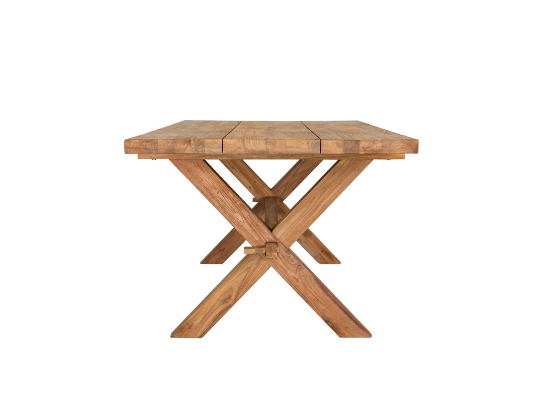 Sovereign Teak X-Leg Table - 250 x 100cm