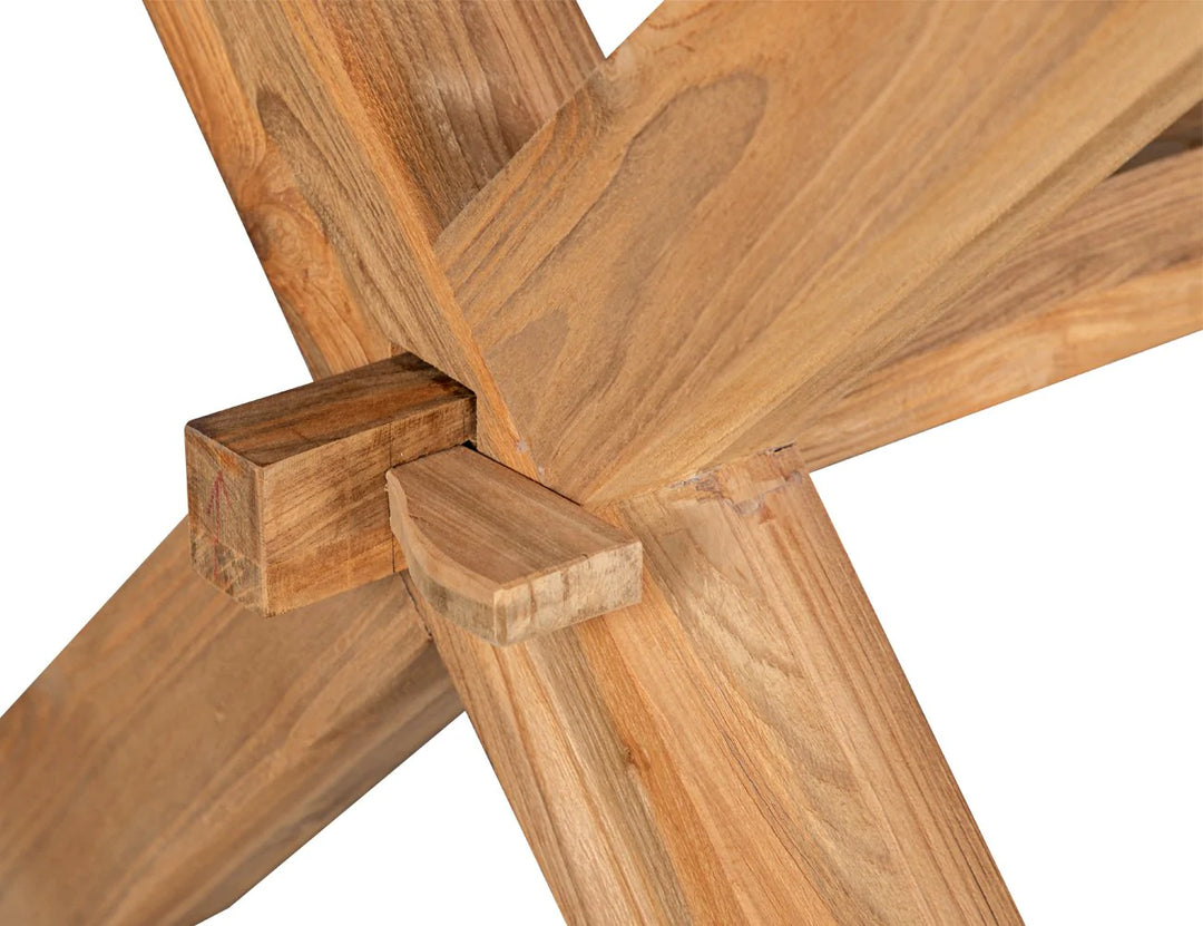 Sovereign Teak X-Leg Table - 250 x 100cm