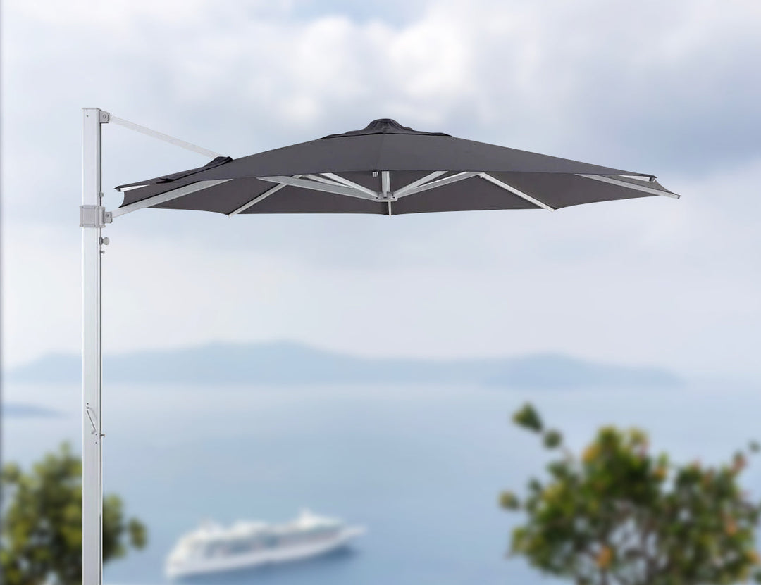 Alabaster 4m Round Cantilever Umbrella Colour: Dark Grey
