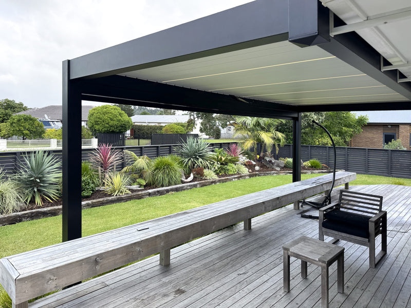 Connecting the House to the Boat Shed: Lisa’s Dual Pergola Setup