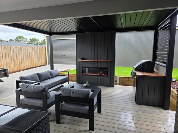 Toby’s Backyard Just Got A Real Outdoor Room