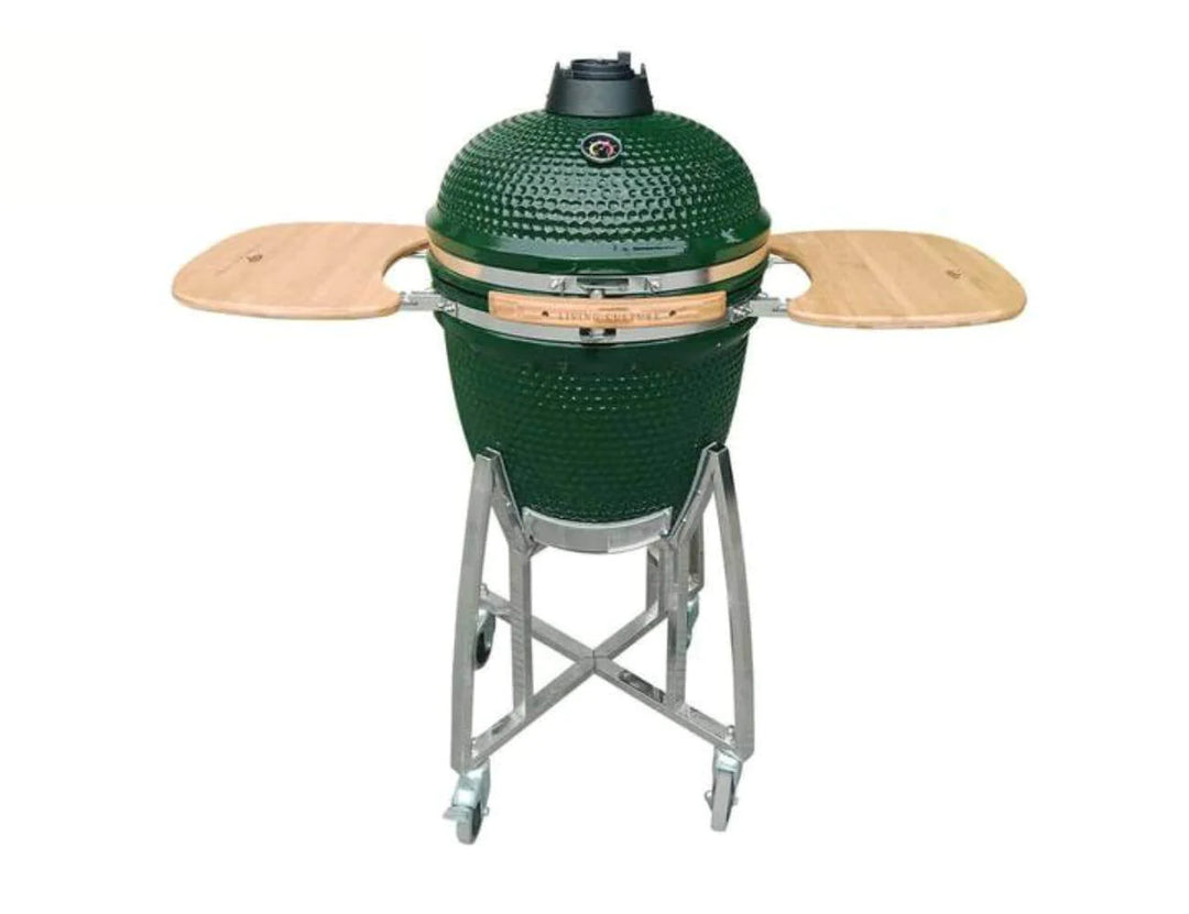 Kamado Ceramic grill, smoker for outdoor, backyard