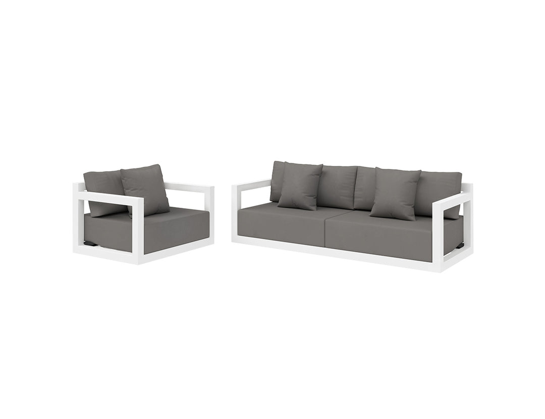 Ibis 2.0 Outdoor Lounge Sofa Set - 2pcs