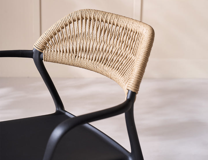 Aiden Outdoor Plastic Dining Armchair