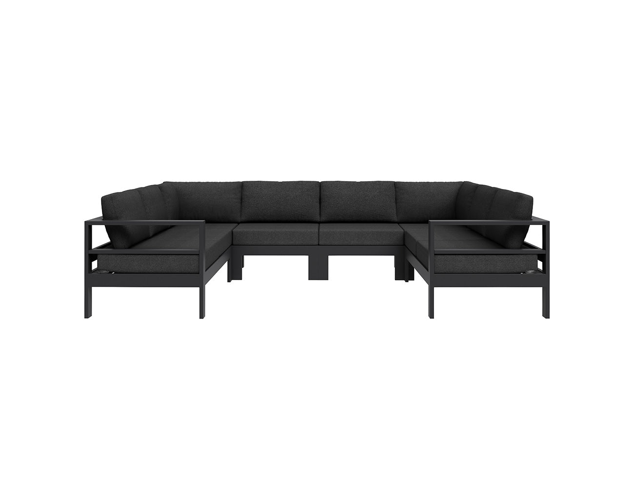 Sandpiper 2.0 Outdoor Sofa Sectional U-Shape Set - 6 PCS