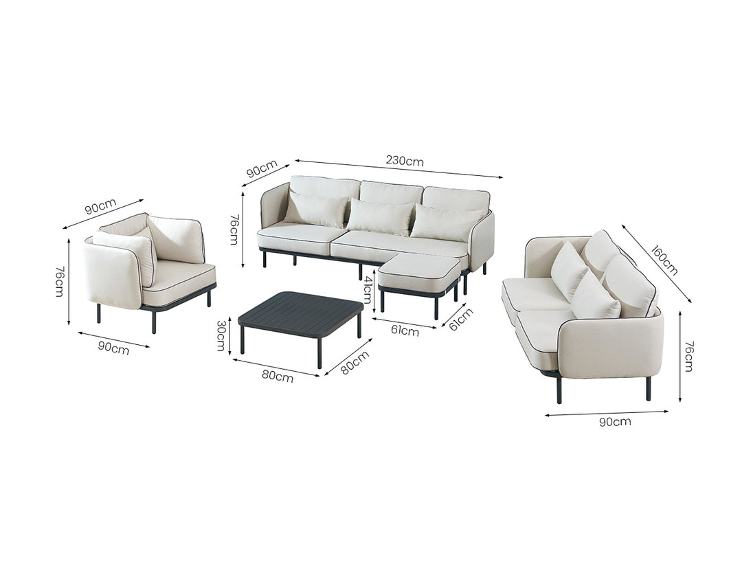 Crane Outdoor Sofa Set