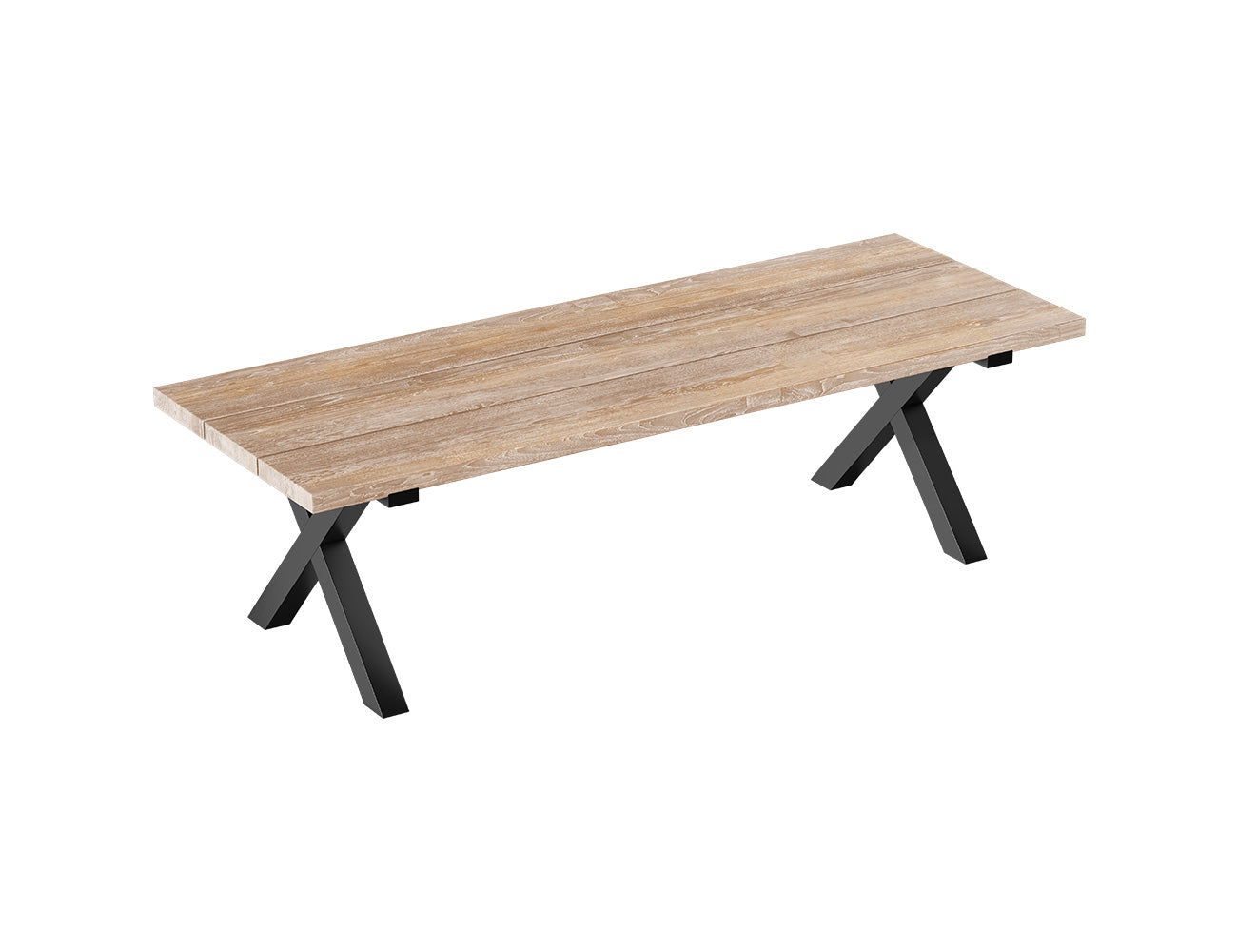 Fortico X-leg Teak Table 280cm