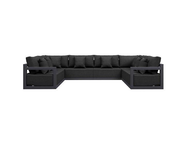 Ibis 2.0 Outdoor Corner Sofa Sectional U-Shape Set  - 6pcs
