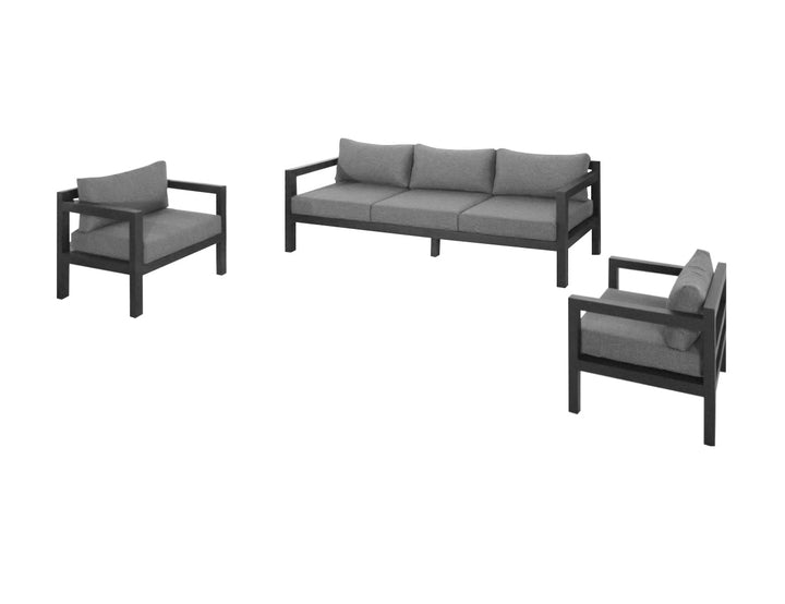 Sunbird Outdoor Sofa Sectional 3 Seater Set- 5 Seat