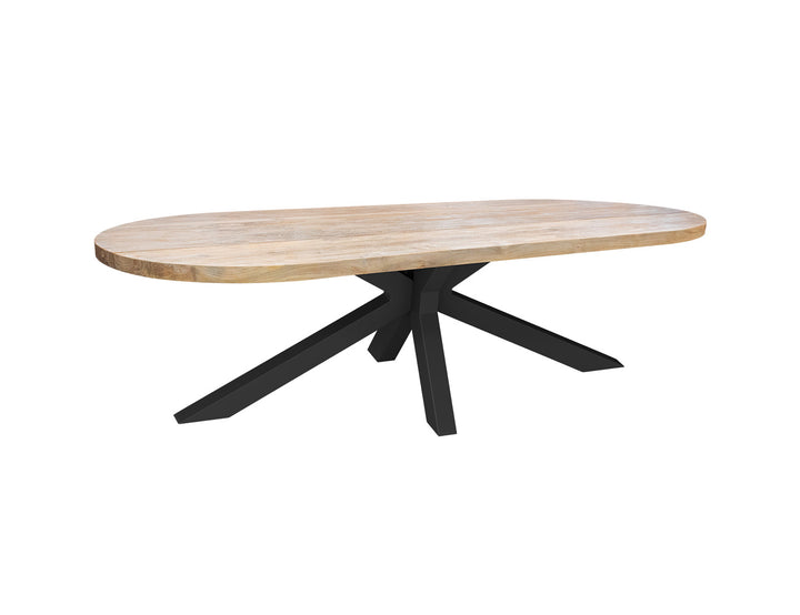 Rose Teak Oval Table 250cm