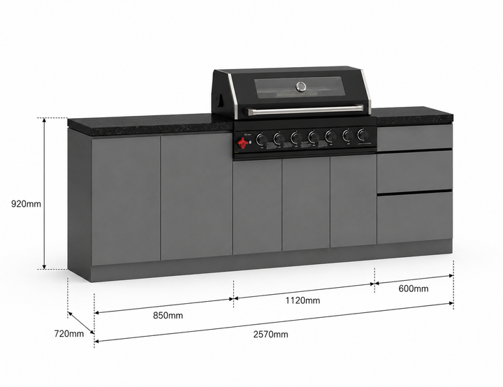Phoenix 25-S Outdoor Kitchen Island