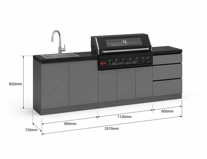 Phoenix 25-S Outdoor Kitchen Island
