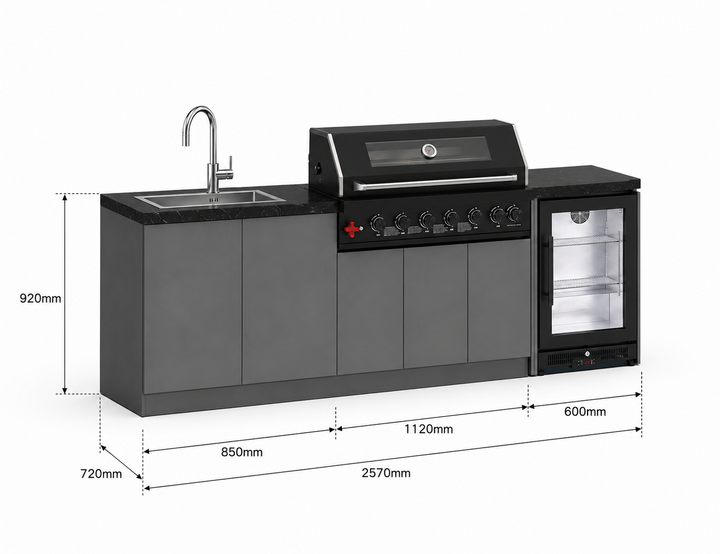 Phoenix 25-S Outdoor Kitchen Island