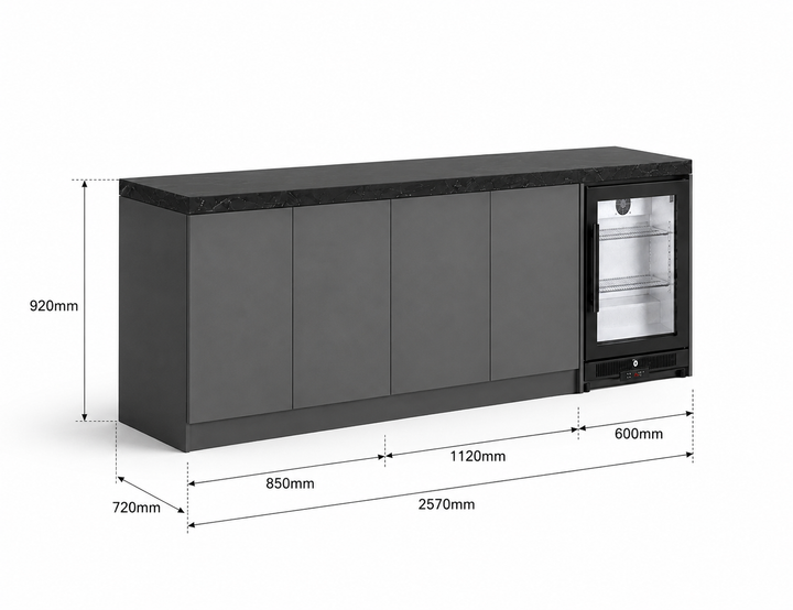 Phoenix 25-T Outdoor Kitchen Island