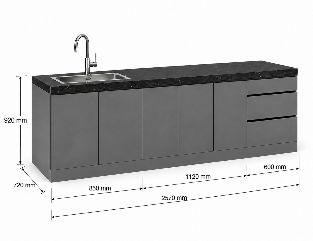 Phoenix 25-T Outdoor Kitchen Island