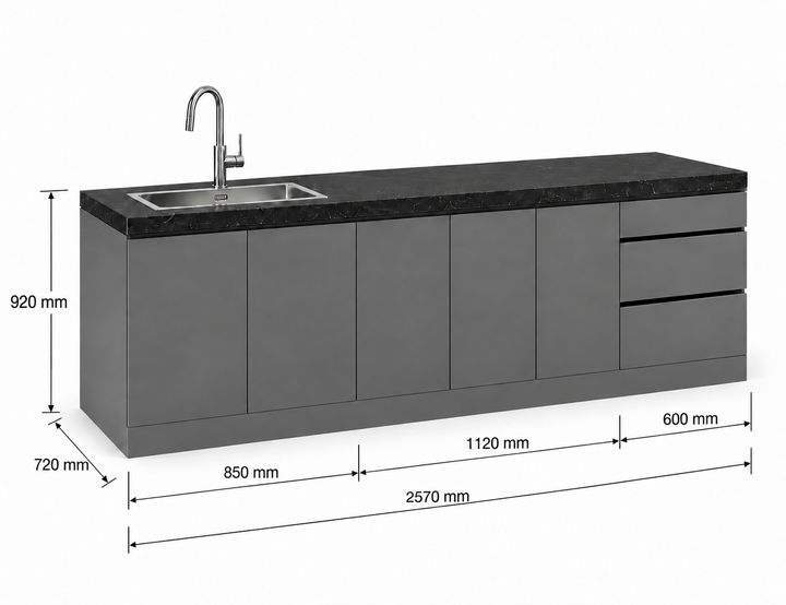 Phoenix 25-T Outdoor Kitchen Island