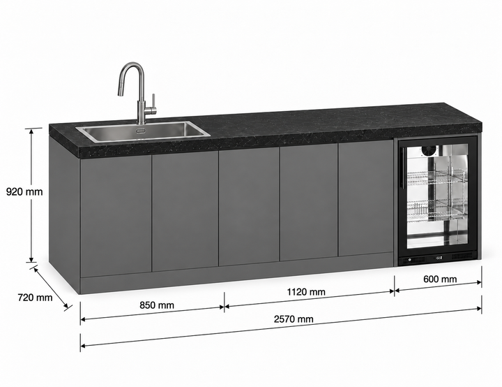 Phoenix 25-T Outdoor Kitchen Island