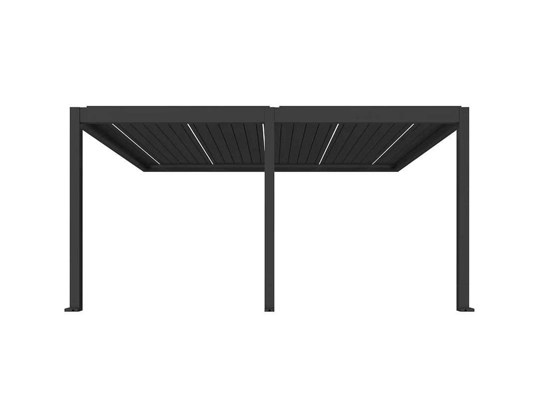 Matiatia Motorised Wall Mounted Louvre Roof Aluminium Pergola