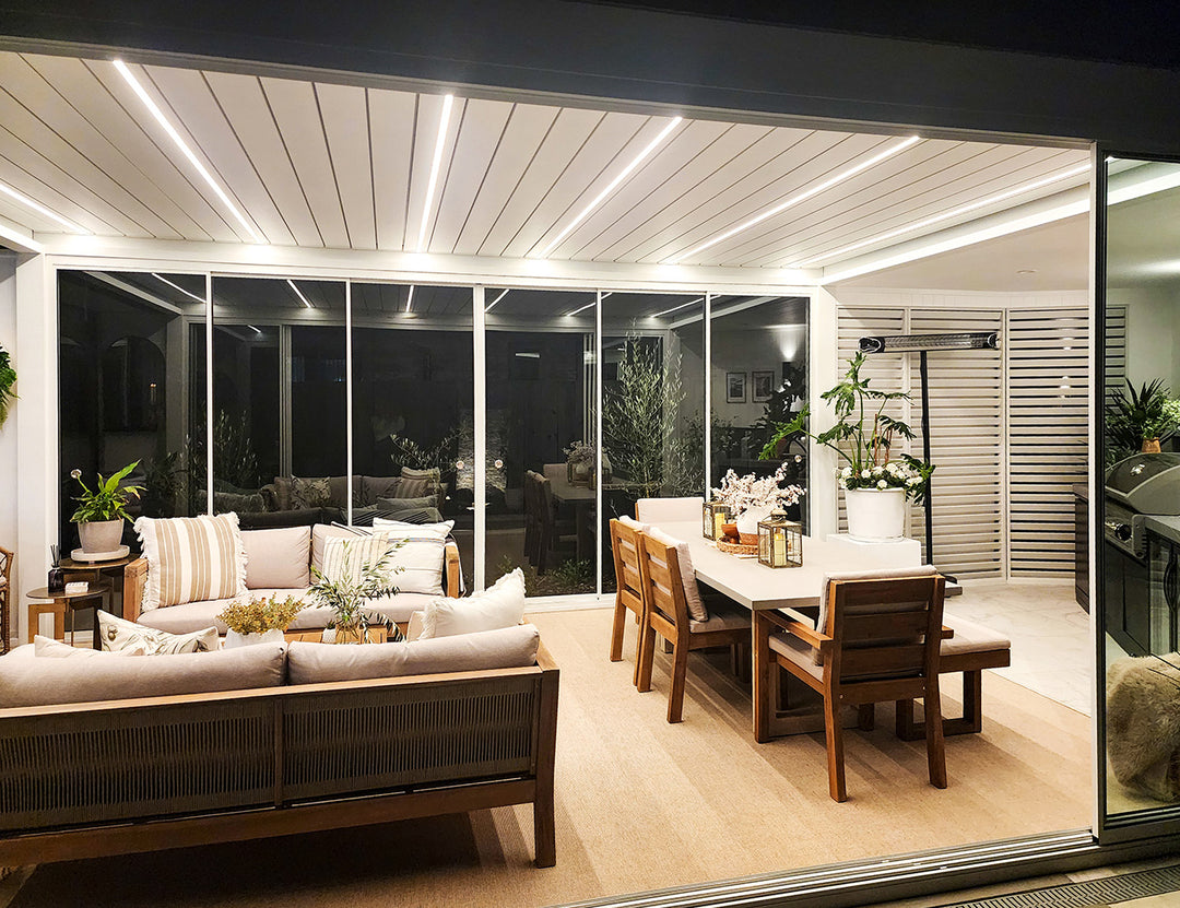 Tasman Motorised Freestanding Louvre Roof Aluminium Pergola