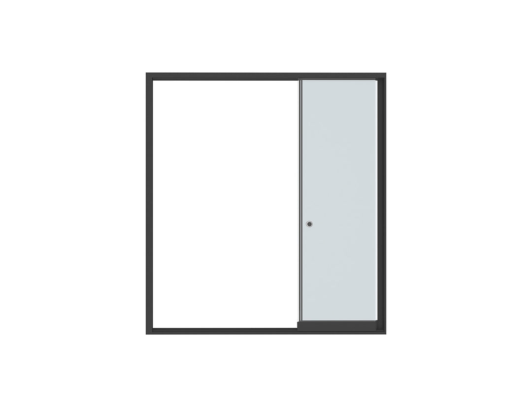 Caribbean Wall Mounted Pergola Frameless Glass Sliding Door