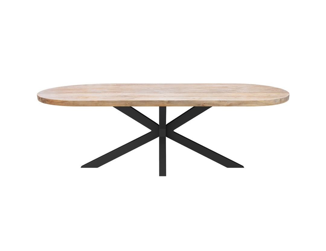 Rose Teak Oval Table 250cm