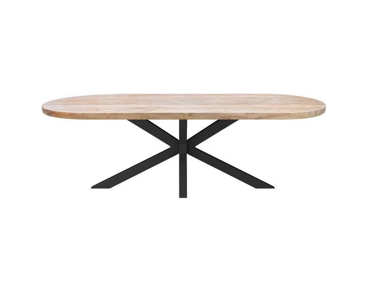 Rose Teak Oval Table 250cm