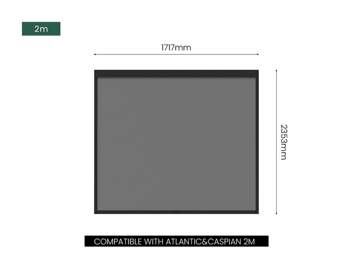 Motorised Blind For Caribbean & Caspian Freestanding Pergola