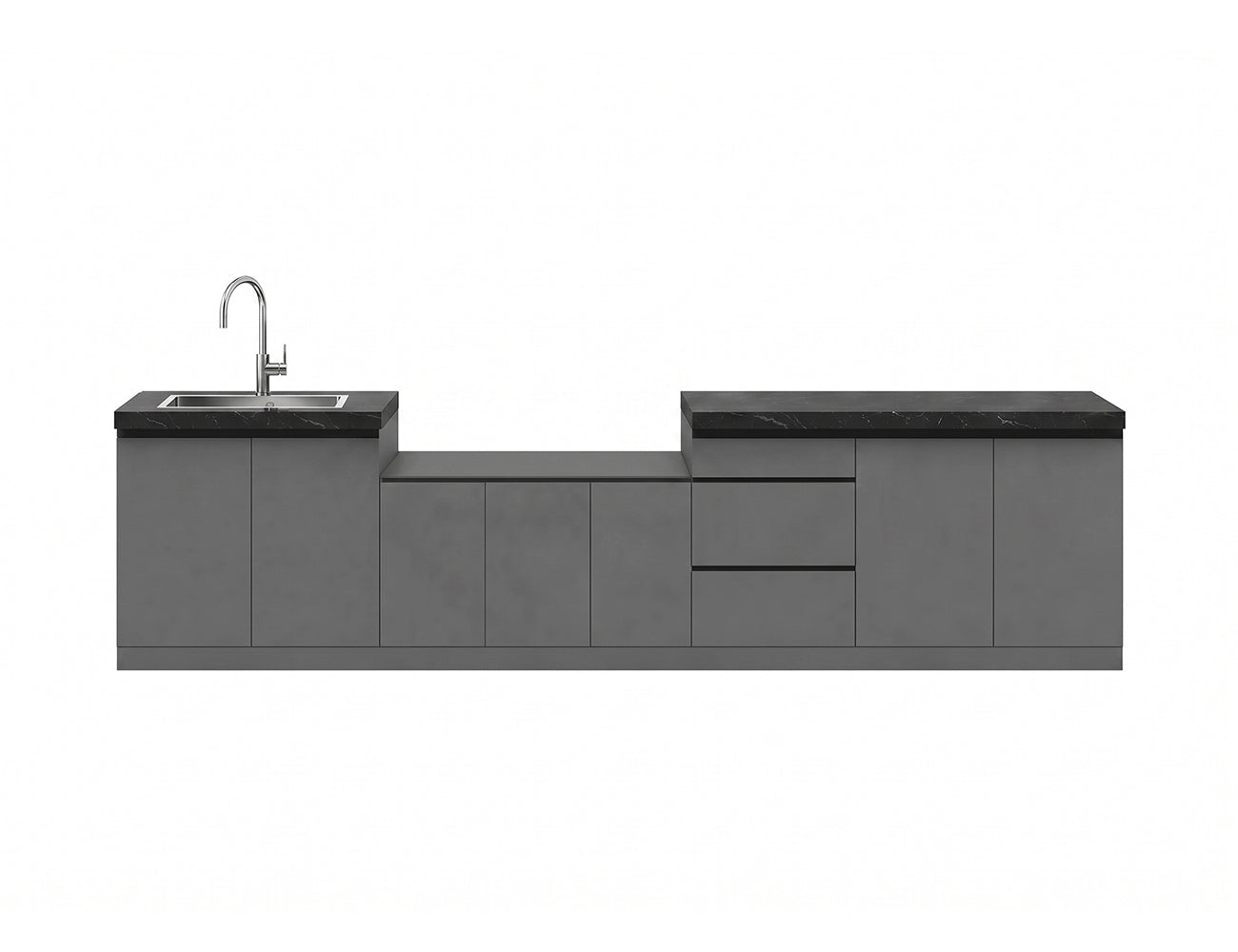 Phoenix 35-S Outdoor Kitchen Island