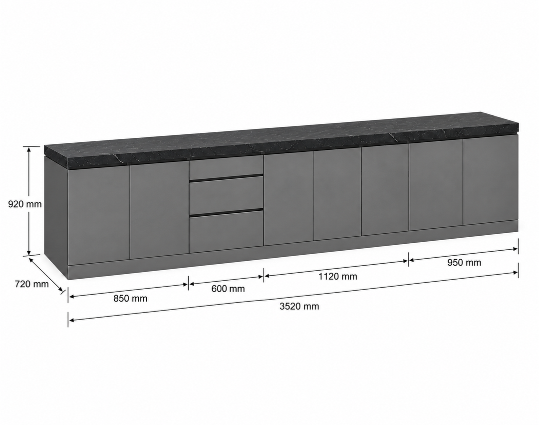 Phoenix 35-T Outdoor Kitchen Island