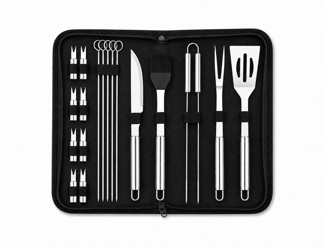 COLORADO BEAST BBQ 18-Piece Tools Set With Carry Bag