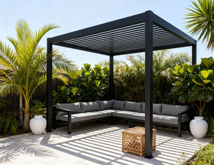 Sunbird Outdoor Sofa Sectional Set- 6 Seat