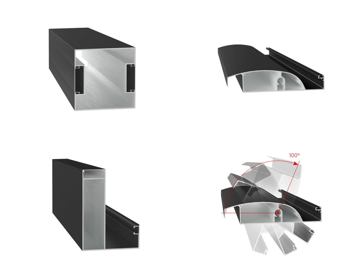 Pacific Motorised Freestanding Louvre Roof Aluminium Pergola