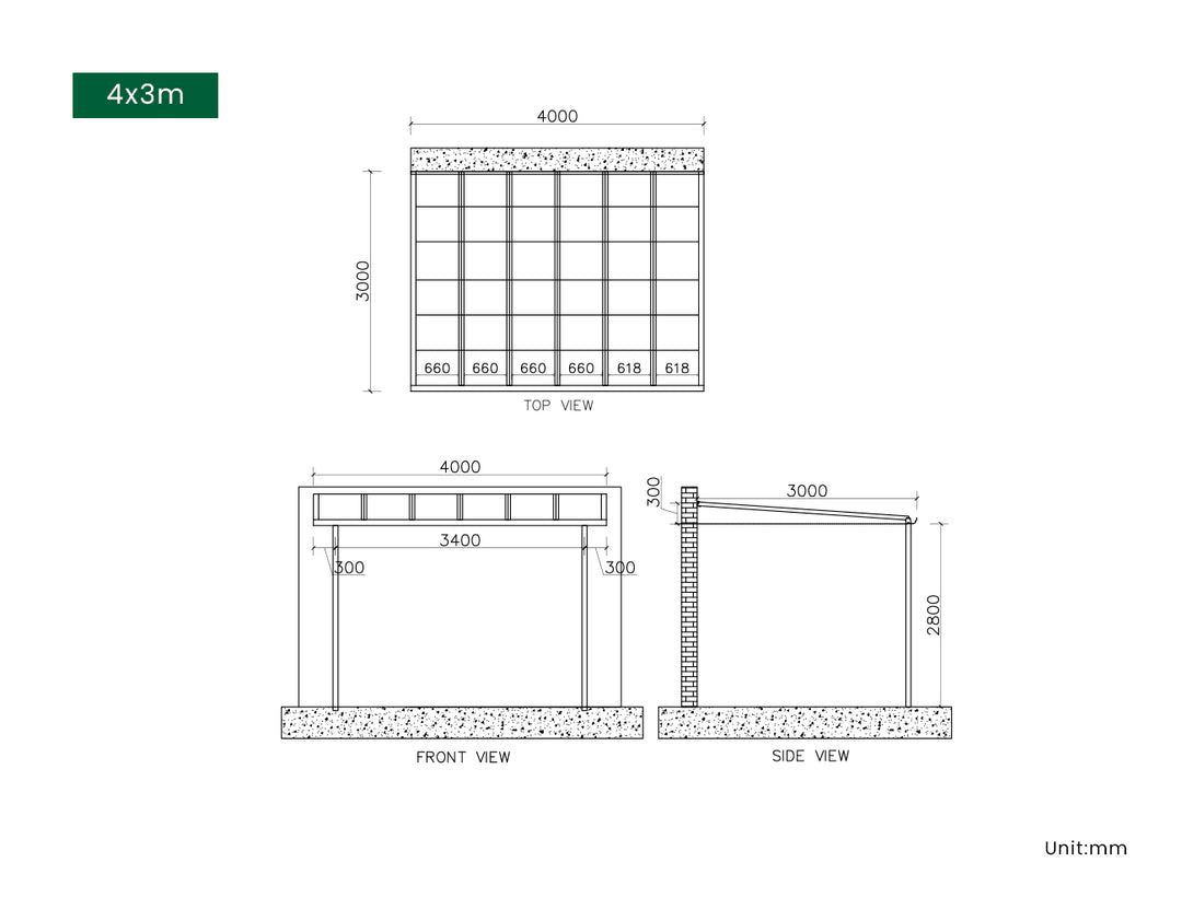 Urban Wall Mounted Patio Cover Collection