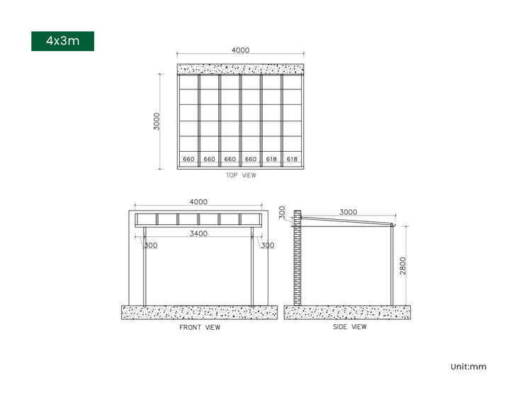Urban Wall Mounted Patio Cover Collection