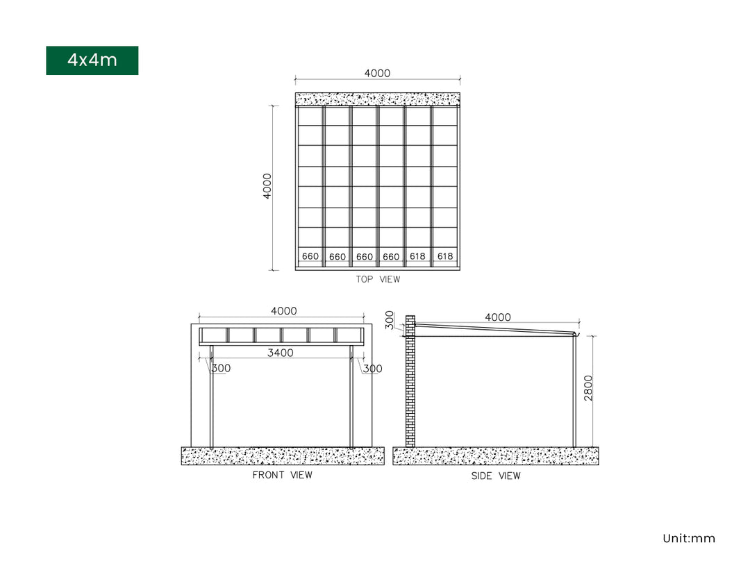 Urban Wall Mounted Patio Cover Collection