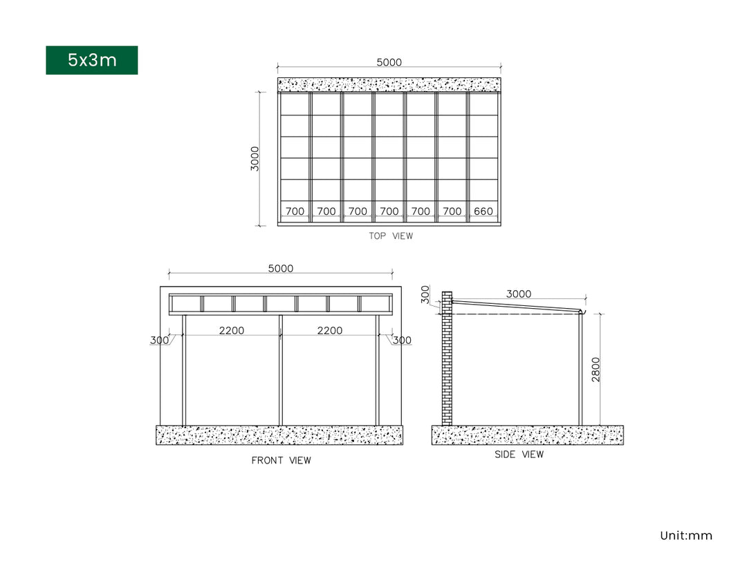 Urban Wall Mounted Patio Cover Collection
