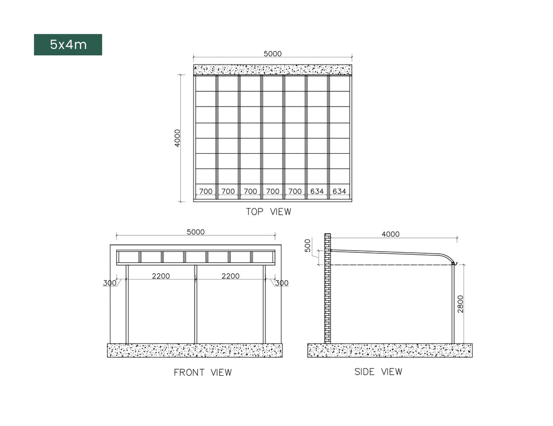 Country Wall Mounted Patio Cover Collection