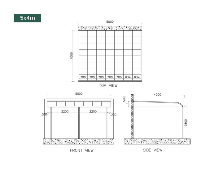 Country Wall Mounted Patio Cover Collection
