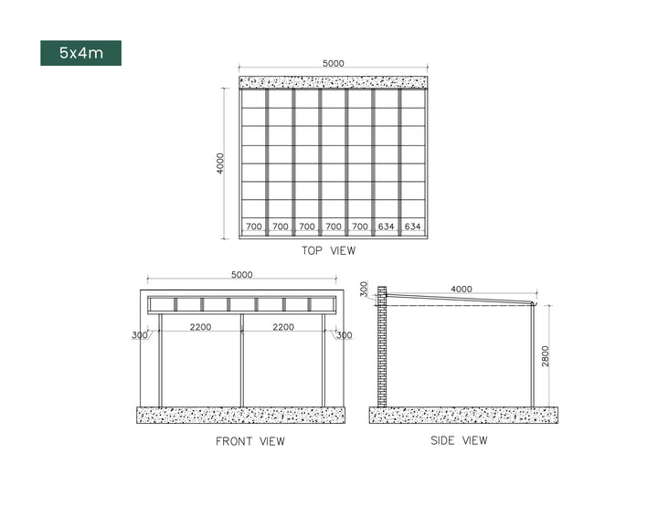 Urban Wall Mounted Patio Cover Collection