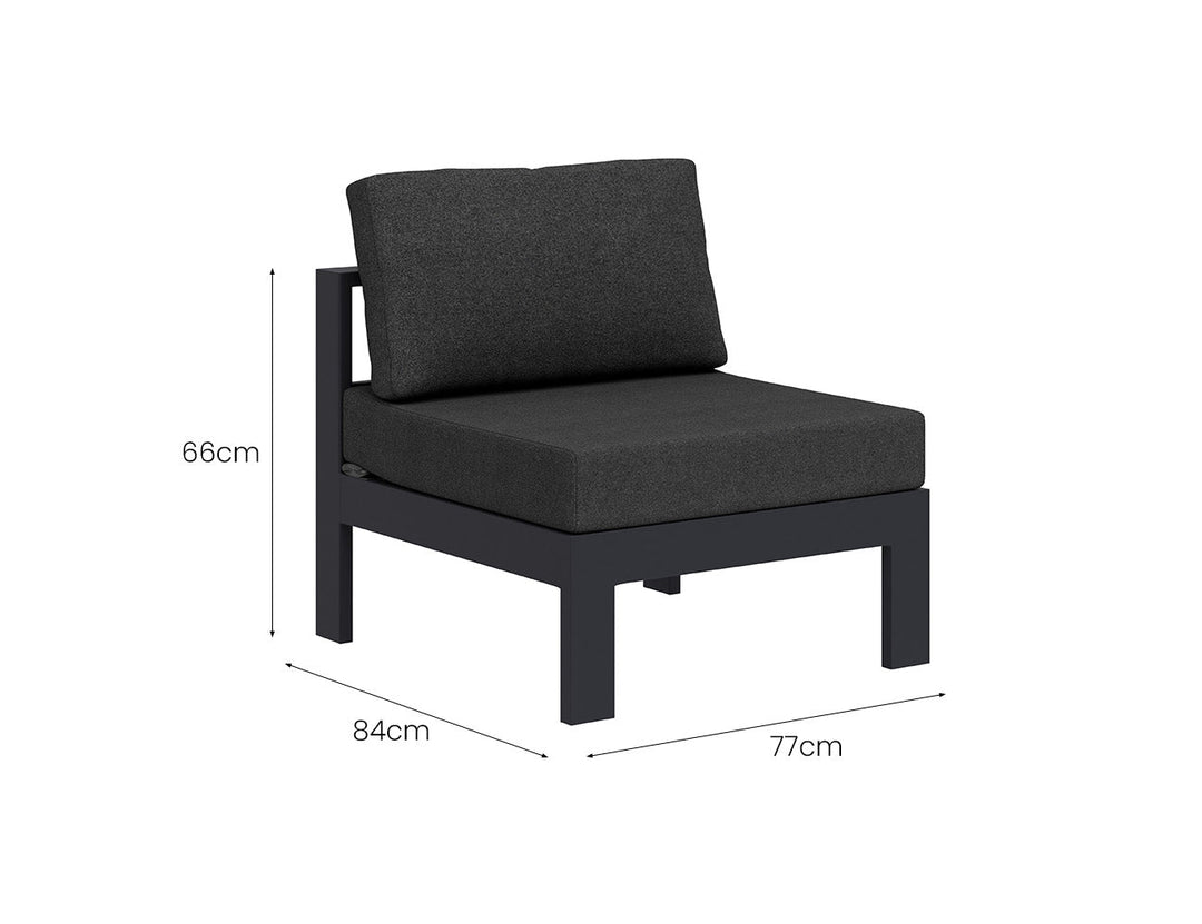 Sandpiper 2.0 Outdoor Corner Sofa Set - 5PCS, Colour: Grey,