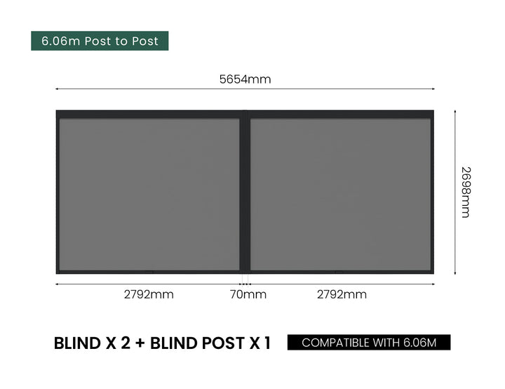 Manual Blind For Mediterranean-SKY Wall Mounted Louvre Roof Pergola