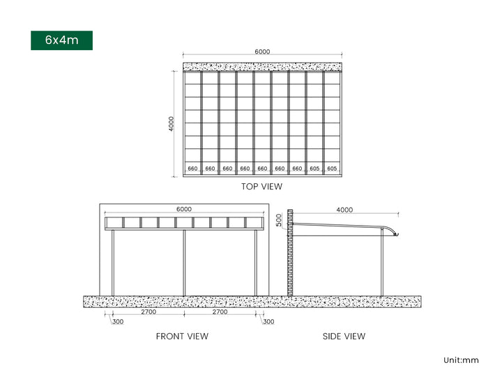 Urban Premier Wall Mounted Patio Cover