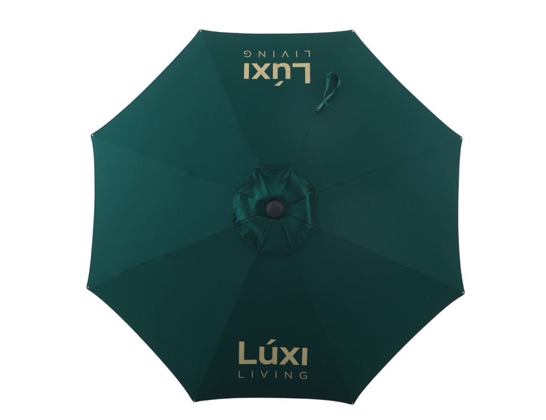 Luxi Living 2.7M Round-Market Umbrella - Green