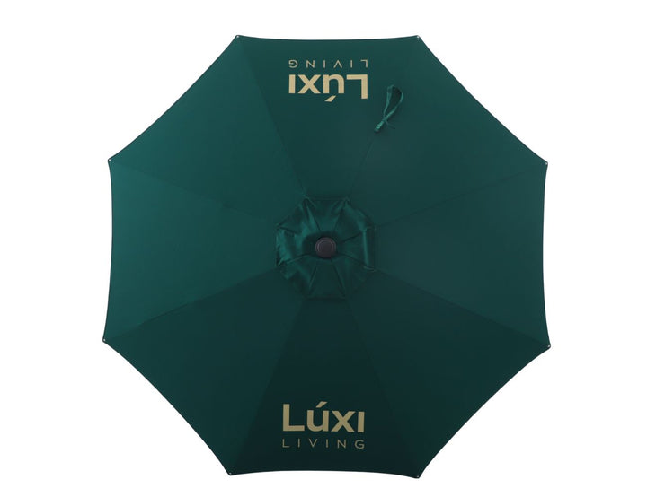 Luxi Living 2.7M Round-Market Umbrella - Green
