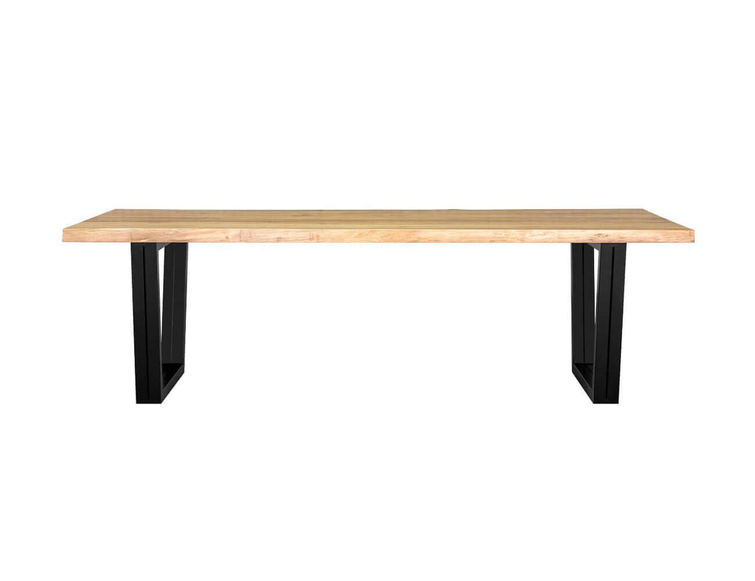 Acerbic Teak Dining Table And Bench Bundle - 250cm