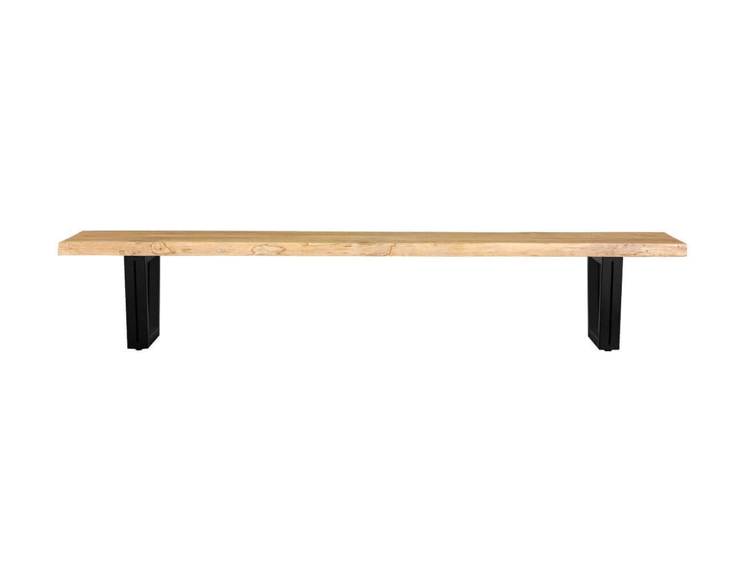 Acerbic Teak Dining Table And Bench Bundle - 250cm
