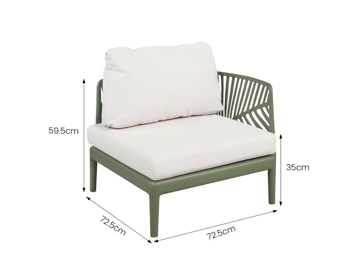 Aspen Left Armchair