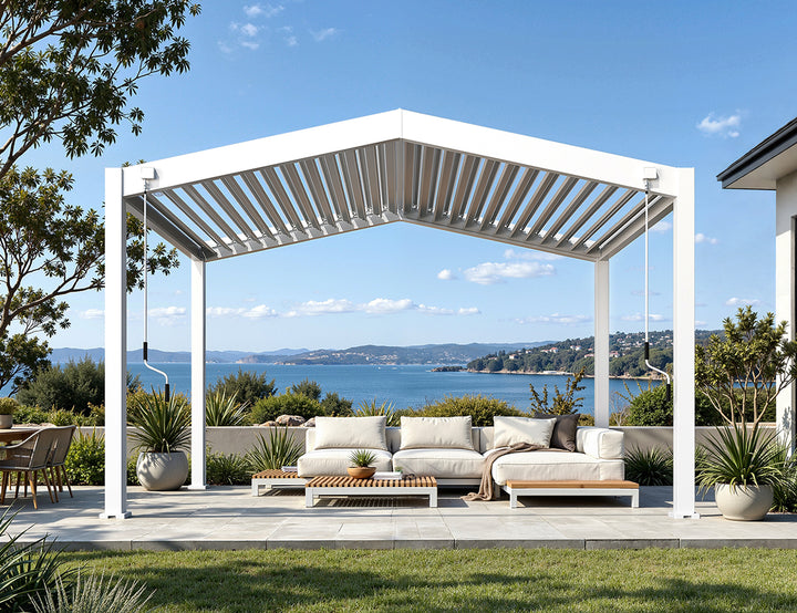 Aspiring Manual Gable Roof Louvred Pergola