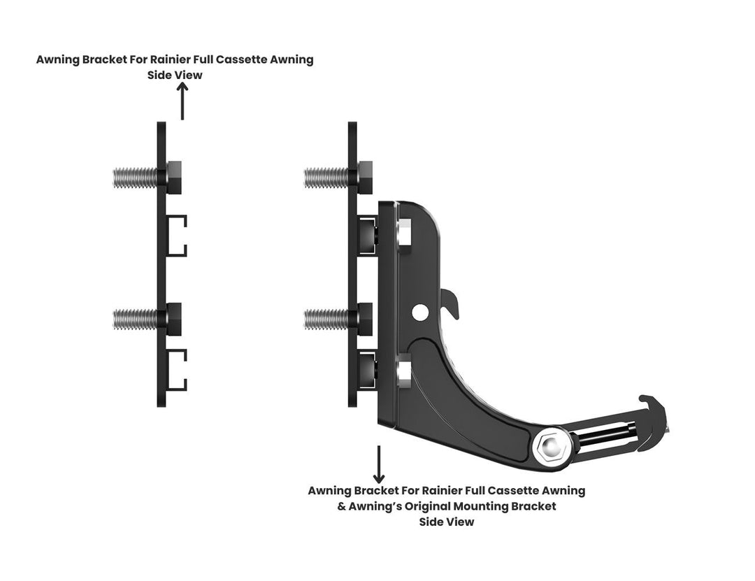 Awning Bracket For Rainier Full Cassette Awning